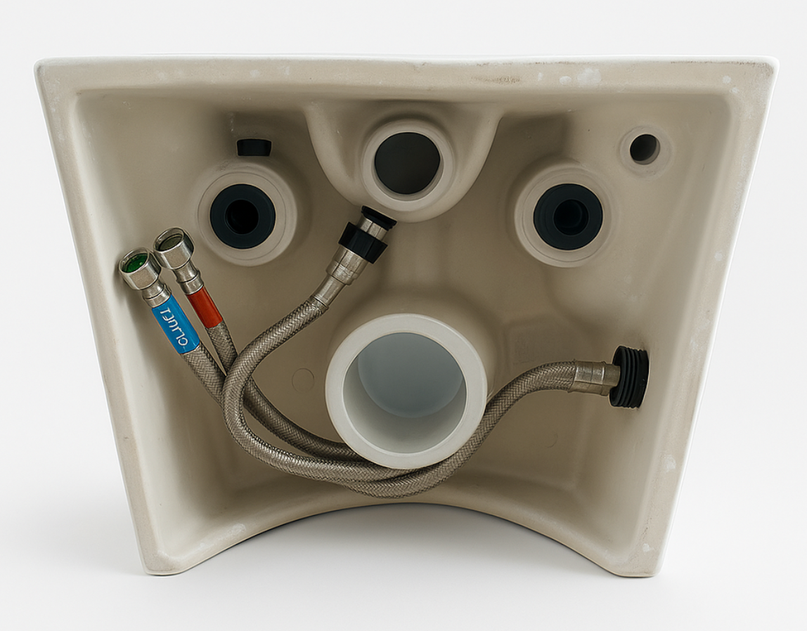 VIBA TORNADO Wand-WC Dusch-WC mit Bidetarmatur