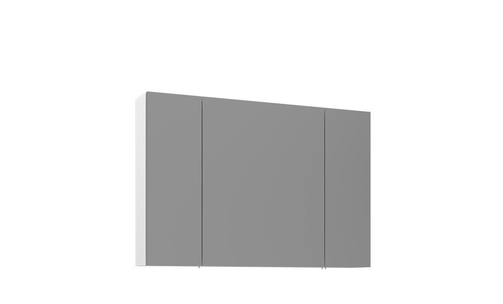 ORKA Bari Badmöbel 85/100cm | Mattweiß oder Mattgrün | Keramik&LED-Spiegelschrak