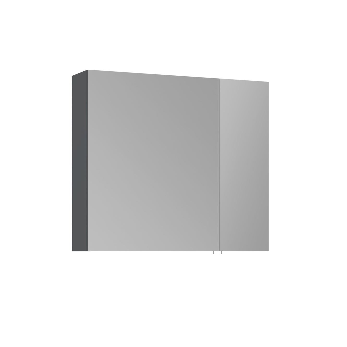 Orka Side Badmöbel Set 65 cm/85 cm Waschtisch&Keramik Waschbecken&Spiegelschrank