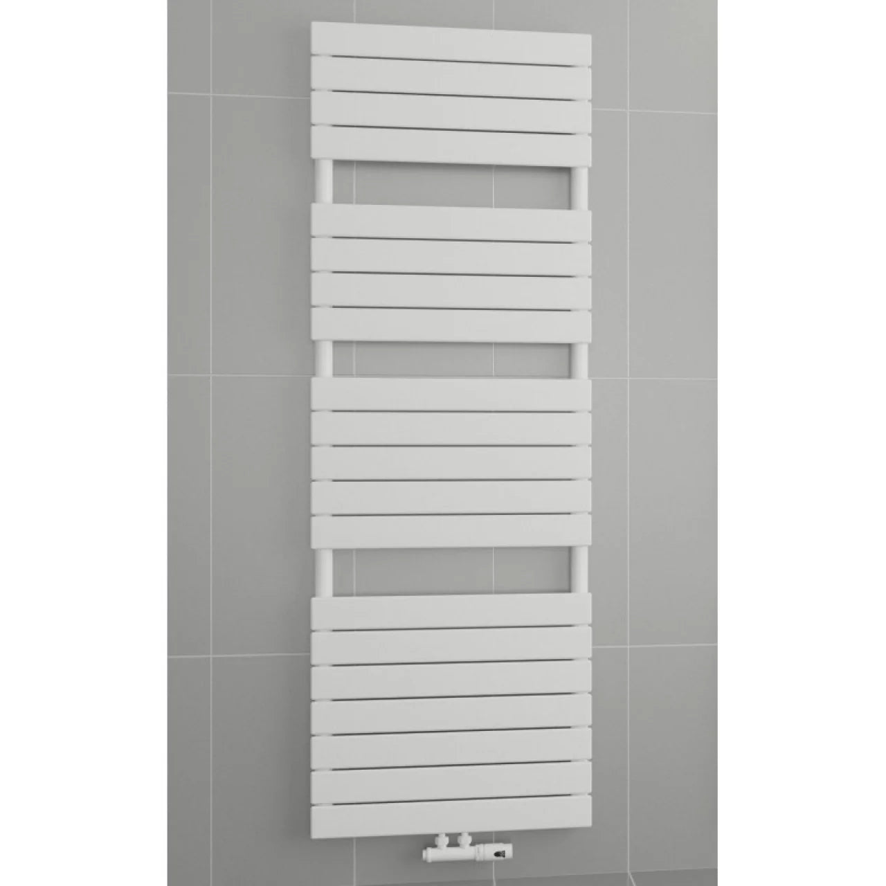 Equa Vertikal Einlagig Stahl Handtuchwärmer