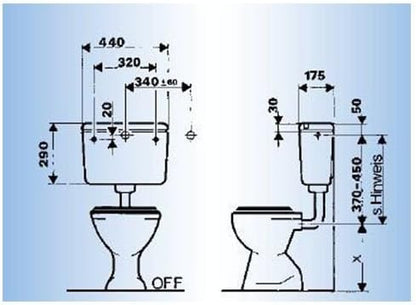 WERIT JOMORIT Aufputzspülkasten 6–9 Liter – Effizient &amp; flexibel montierbar
