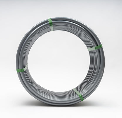 PE-RT Heizungsrohr 16×2 mm – 5-Schicht EVOH Sauerstoffsperre – Fußbodenheizung Rohr (Grau)