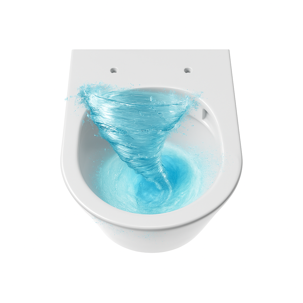 VIBA TORNADO Wand-WC Dusch-WC mit Bidetarmatur