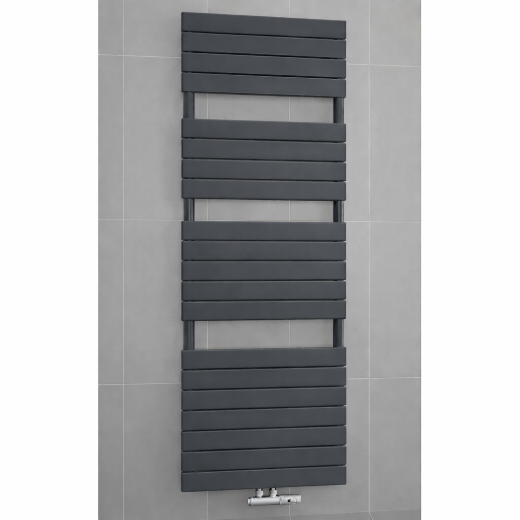 Equa Vertikal Einlagig Stahl Handtuchwärmer