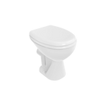 SuVit weißes Dusch-WC mit geschlossenem Sitz und modernem Design für Badezimmer