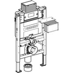Geberit Duofix Vorwandelement 82 cm Komplettset mit Omega20 Betätigungsplatte - SuVit