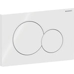 Geberit Sigma01 Betätigungsplatte rund – 2-Mengen-Spülung für UP-Spülkasten - SuVit