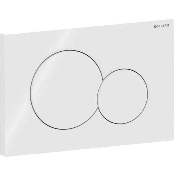 Geberit Sigma01 Betätigungsplatte rund – 2-Mengen-Spülung für UP-Spülkasten - SuVit