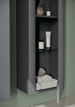 Orka Varna Badmöbel 80/100cm Keramikbecken mit Schubladen + LED Spiegelschrank - SuVit