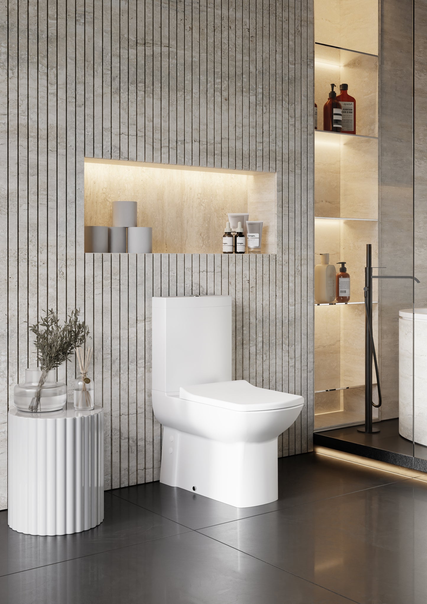 Creavit Lara Stand Dusch-WC Set ohne Armatur