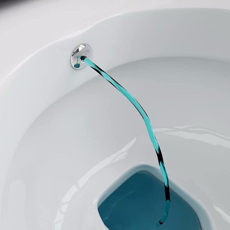 Creavit Lara Stand-Dusch-WC-Set, Duschstrahl aus der Düse in die Schüssel