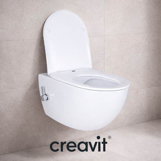 CREAVIT FREE Dusch-WC – Warm & Kaltwasser