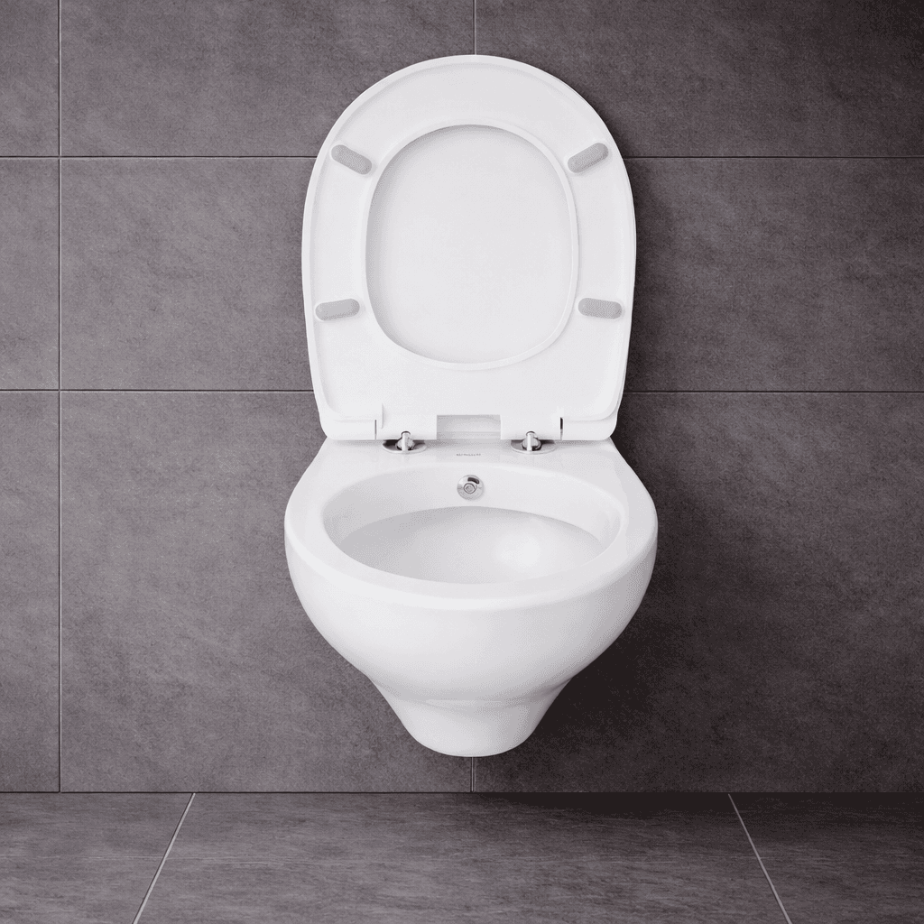 Creavit Perla  Dusch-WC mit Taharet & Softclose Sitz | Spülrandlos Wandhängend Bidet WC - SuVit