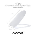 Creavit Duck WC Deckel | Soft Close | weiss - SuVit