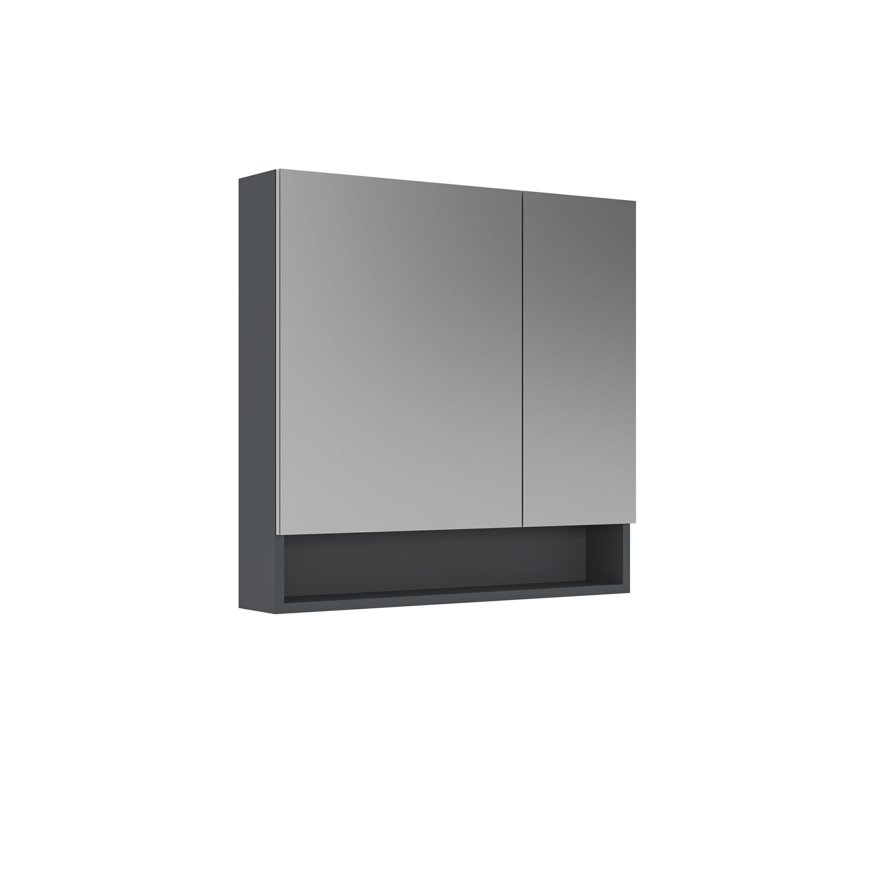 Orka Malta Badmöbel Set 80cm mit Keramik Waschbecken & SpiegelschrankSoft-Close - SuVit