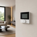 Digitaler Raumthermostat zur Steuerung der Fußbodenheizung im Wohnbereich