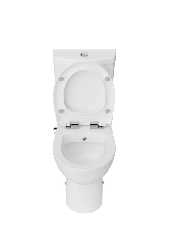 Creavit WC Standtoilette 60 cm | Mit Taharet-Brause | Wandnah | Kaltwasser