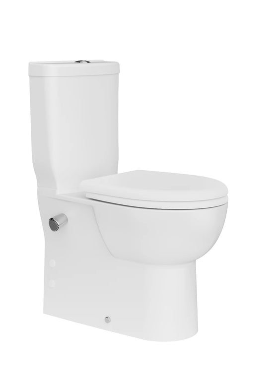 Creavit WC Standtoilette 60 cm | Mit Taharet-Brause | Wandnah | Kaltwasser