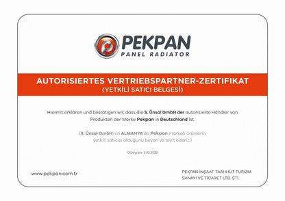 Ventilheizköper/Kompaktheizkörper Pekpan Typ33 Heizung