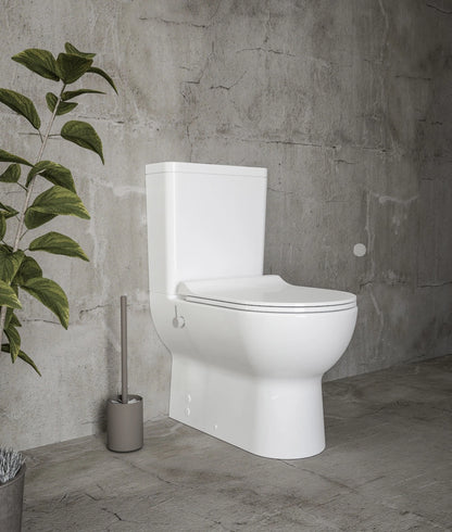 VIBA MILA Rimless Stand-WC aus Keramik mit Bidet-Funktion & Soft-Close Deckel