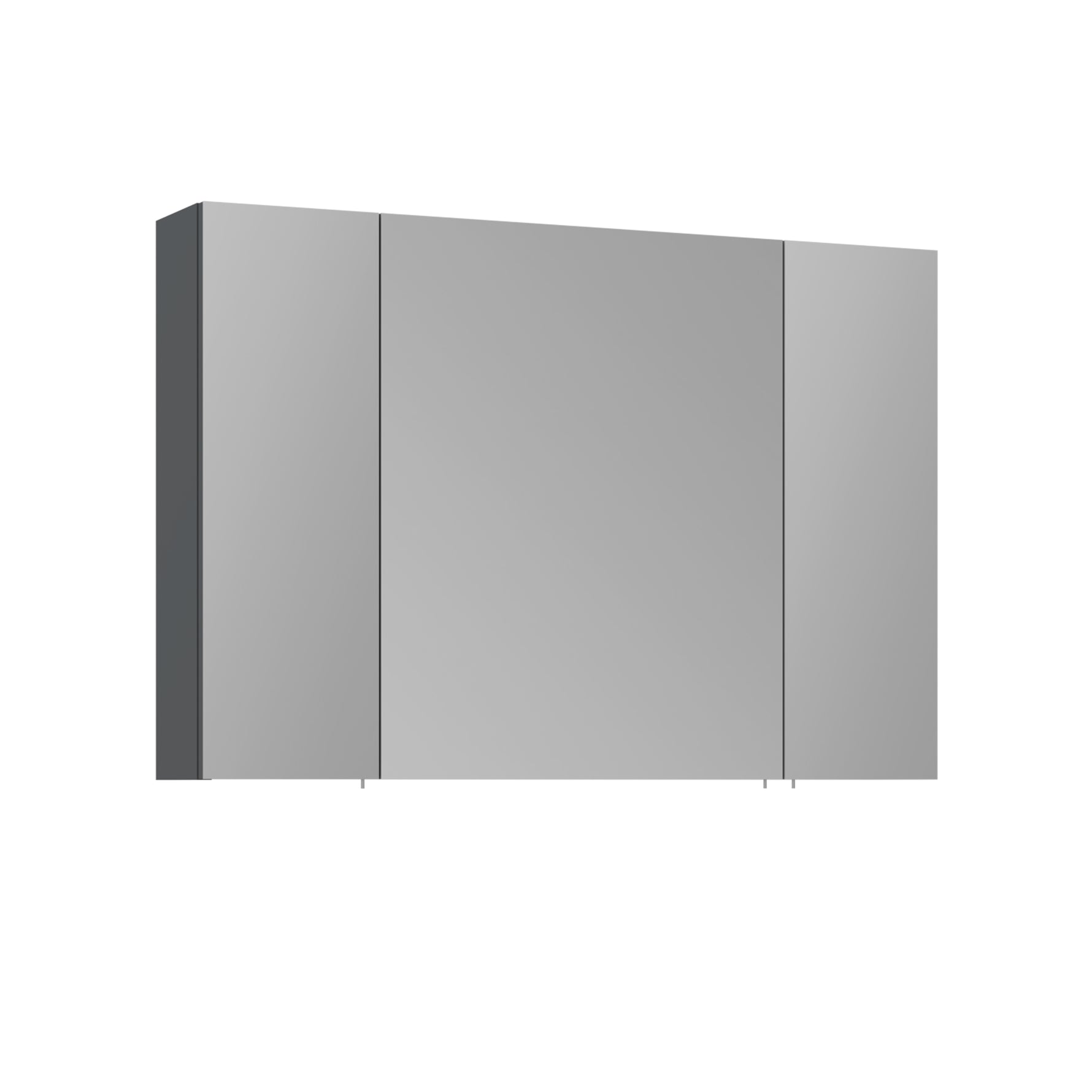 Orka SIDE 100 cm Badmöbel Anthrazit Spiegelschrank - SuVit