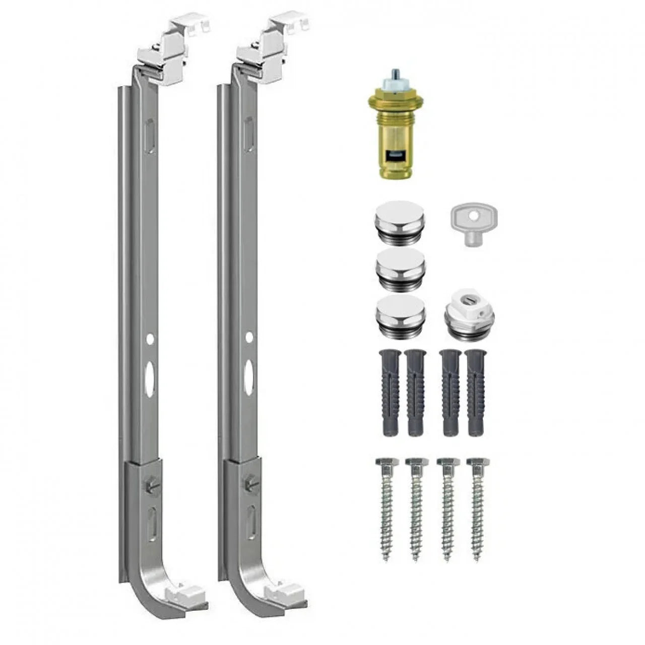 Universalheizkörper Typ22 600x1200 mm 6 Anschlüsse inkl. Zubehör