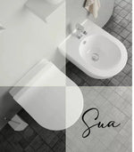 VIBA Sua Wand WC Hänge WC Toilette Spülrandlos  Antimikrobiell - SuVit