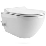 VIBA SUA Dusch Wand WC Sua spülrandlos mit Armatur (Kaltwasser)