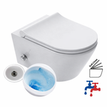 VIBA Tornado Dusch Wand-WC Azul "Orbit Flush "  m. Armatur (Kalt- und Warmwasser) - SuVit