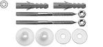 VIGOUR Komplettes Waschtisch Set 60 cm mit Armatur, Siphon & Eckventilen – Modern & Praktisch - SuVit