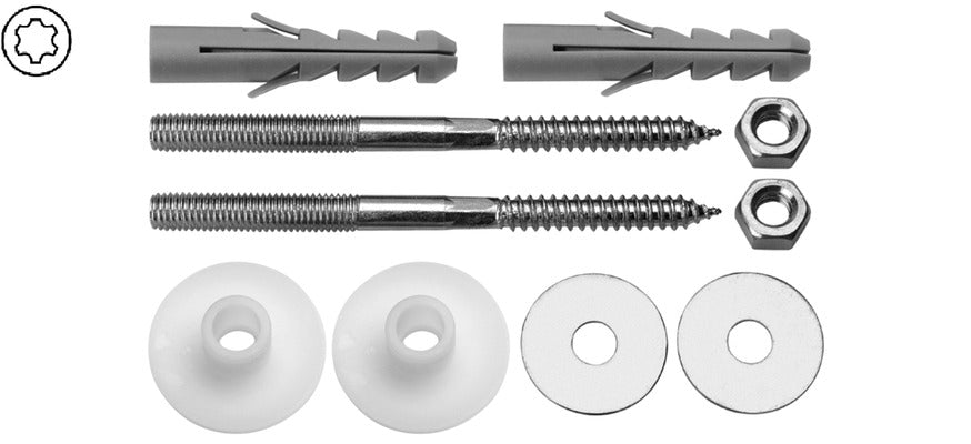 VIGOUR Komplettes Waschtisch Set 60 cm mit Armatur, Siphon & Eckventilen – Modern & Praktisch - SuVit