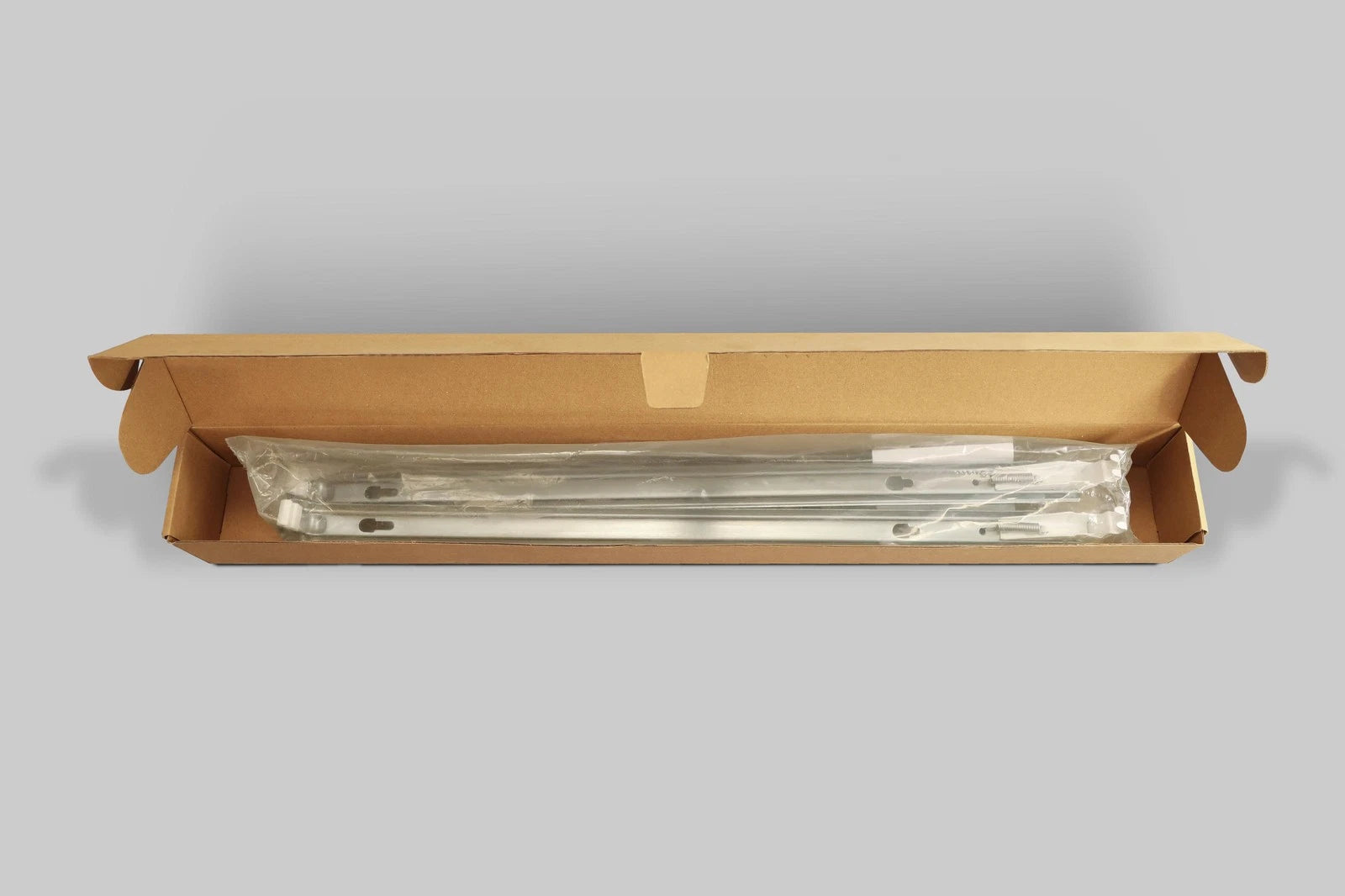 KMS wandkonsole mit schublade Metallhalterungen im braunen Verpackungskarton