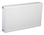 Pekpan Ventilheizkörper in Weiß mit vertikalen Rippen für effiziente Raumheizung